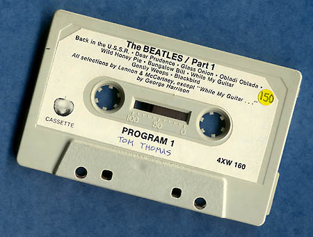 My cassette copy of the White Album