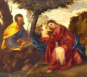 "The Rest on the Flight into Egypt" by the Venetian artist Titian